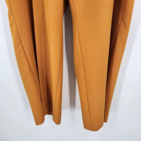 Lane Bryant The Perfect Drape Wide Leg Pant Womens Size 24 High Rise Marigold - Picture 3 of 9